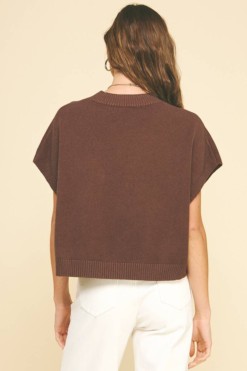 DROPPED SHOULDER SWEATER