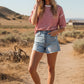 Striped Oversized Knit Top