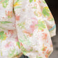 Contrast Button Down Floral Embroidered Top