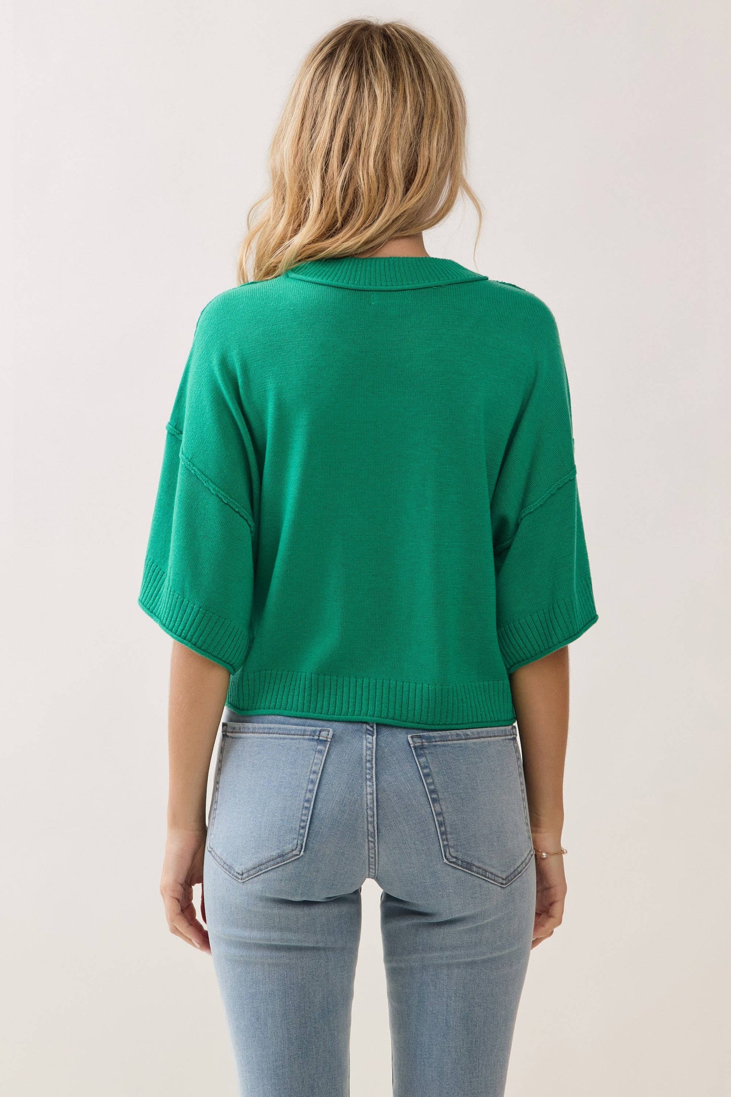 Relaxed Ft Slv Knit Top