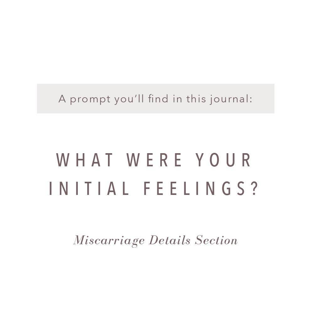 Miscarriage Journal: A Healing Journey