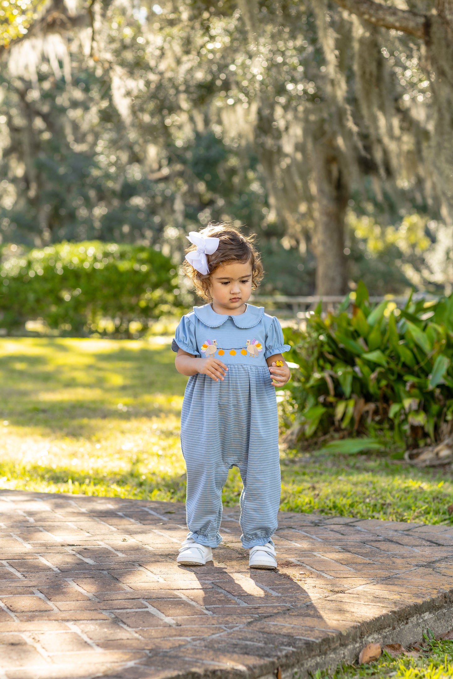 Girls Turkey Romper