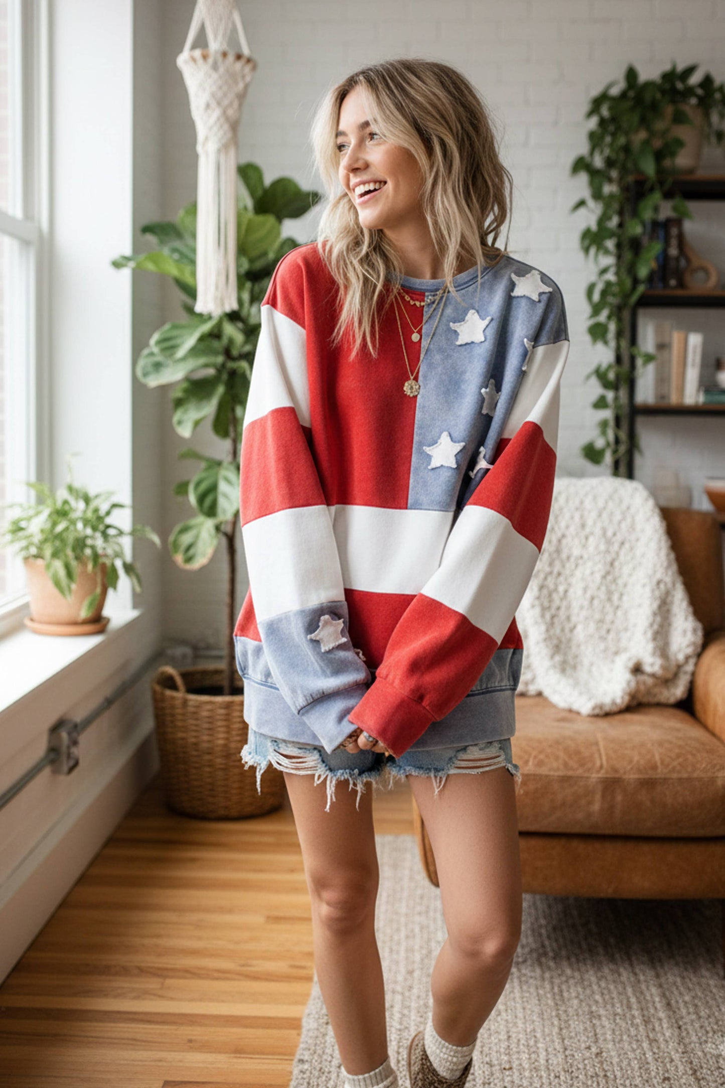 American Flag Sweatshirt