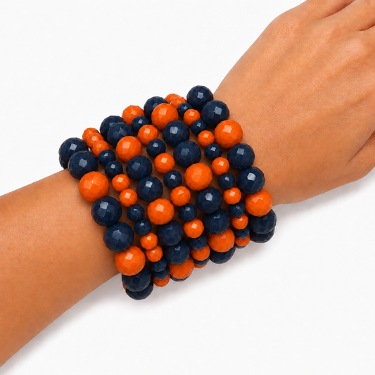 Game Day Stretch Bracelet Stack