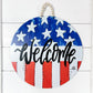 DK Designs Patriotic Flag Door Hanger