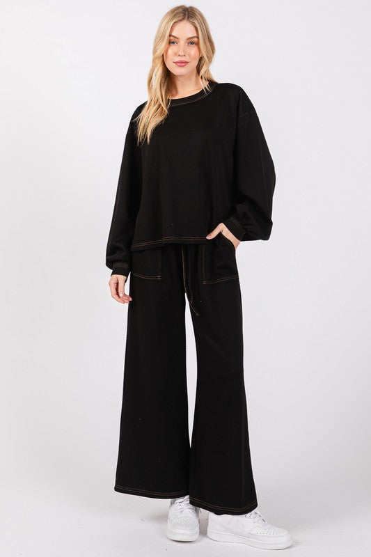 Scuba Top & Pants Set