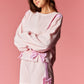 Bow Happy Pink Shorts Set