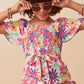Girls Vivid Floral Jumpsuit