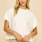 DROPPED SHOULDER SWEATER