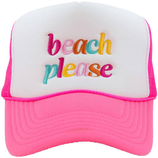 Beach Please Foam Tr Hat