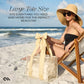 Ecru Raffia Case-Mate Tote