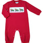 Three Sisters Christmas Tractor Romper