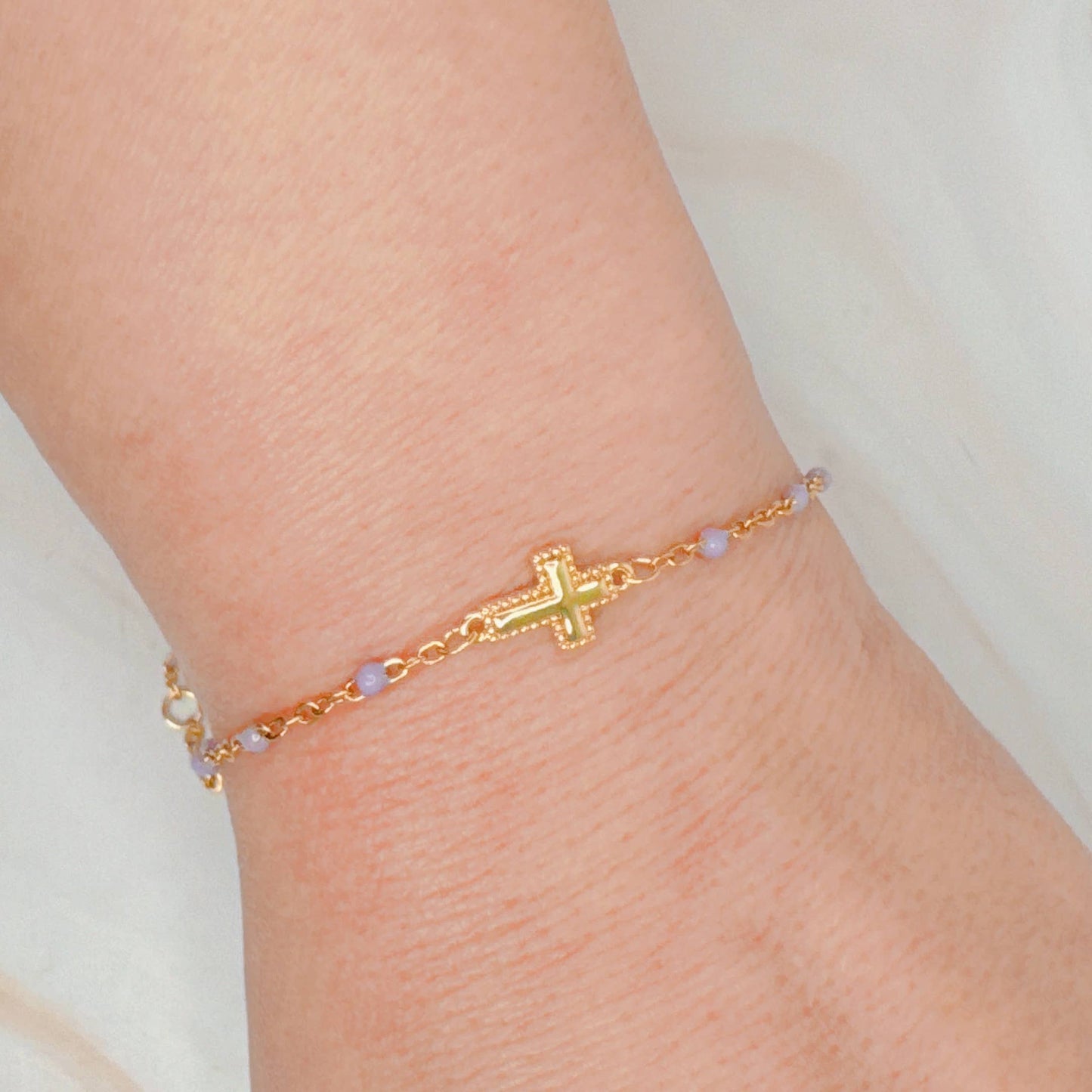 Dainty Cross Bracelet