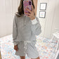 Pin Stripe Shorts Set