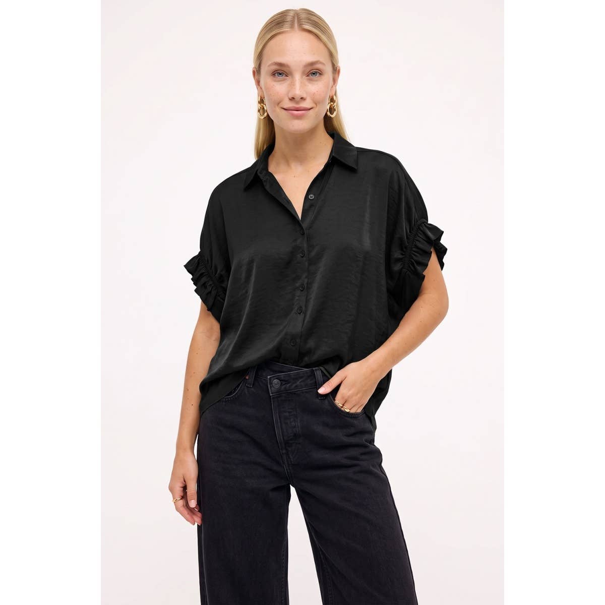 Shrt Ruffl Top
