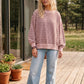 Oversized Striped Pullover