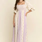 Lavender Floral Dress