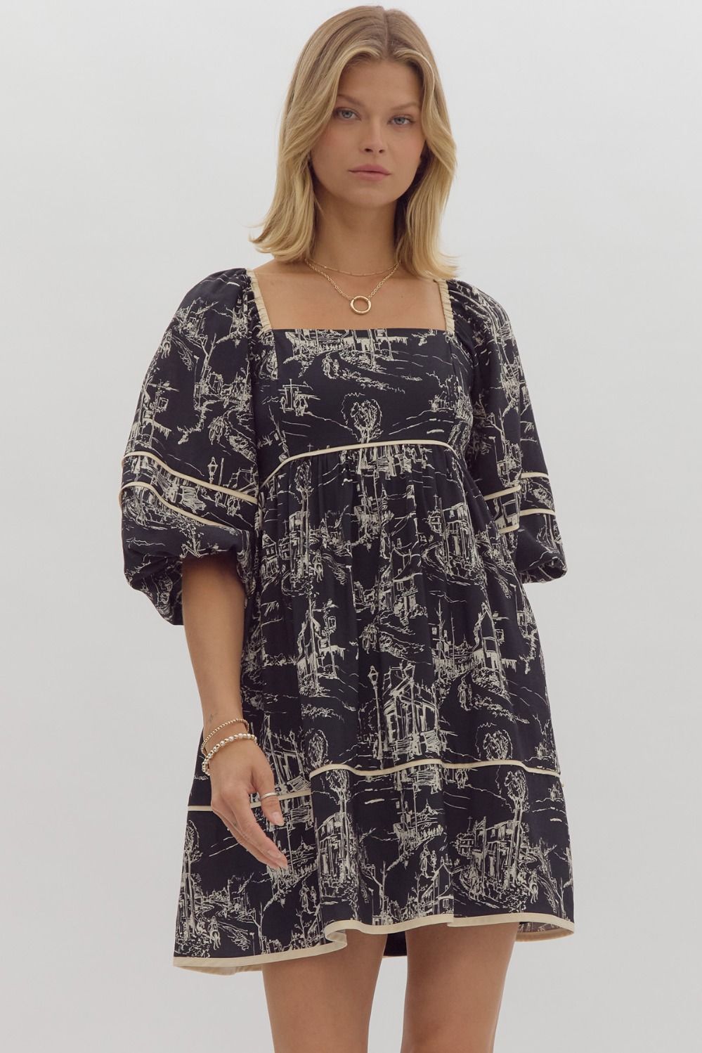 Charcoal Myla Dress