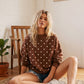 Polka Dot Scuba Pullover