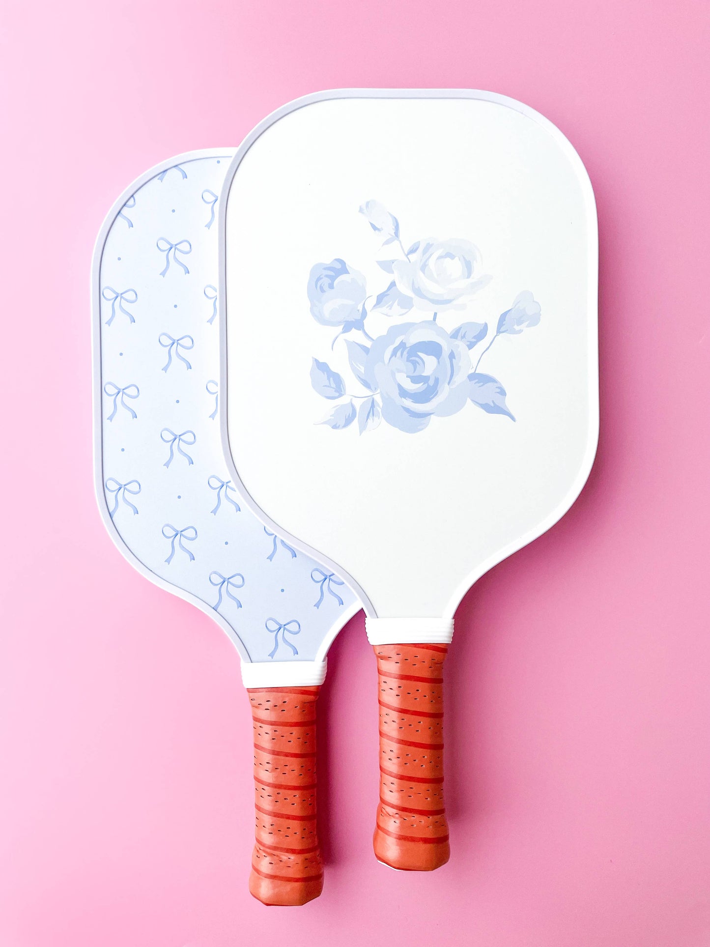 Coquette Blue Bow Floral Pickleball Paddle (ONE)