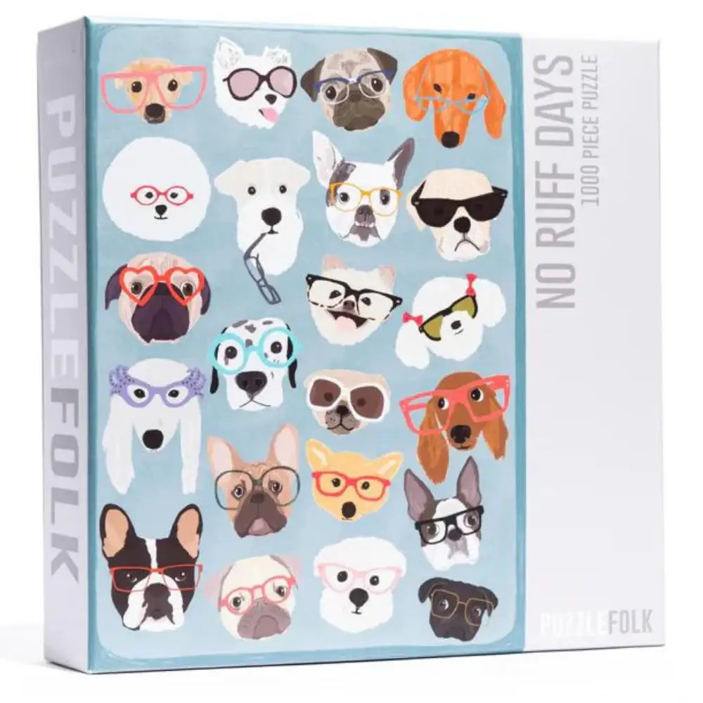 No Ruff Days 1000 piece Dog puzzle