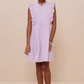 Girls Lavender Poplin Dress
