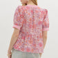 Jenson Pink Floral Top