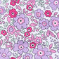 Purple Petals Baby Gown