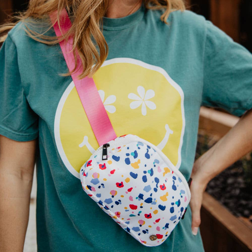 Confetti Print Belt Bag