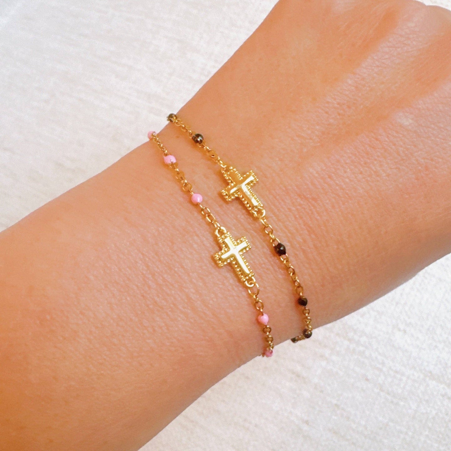 Dainty Cross Bracelet