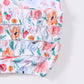 Peach Petals Baby Gown