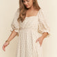 Neutral Floral Dress