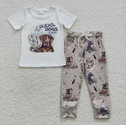 Ducks & Dogs Pants Set