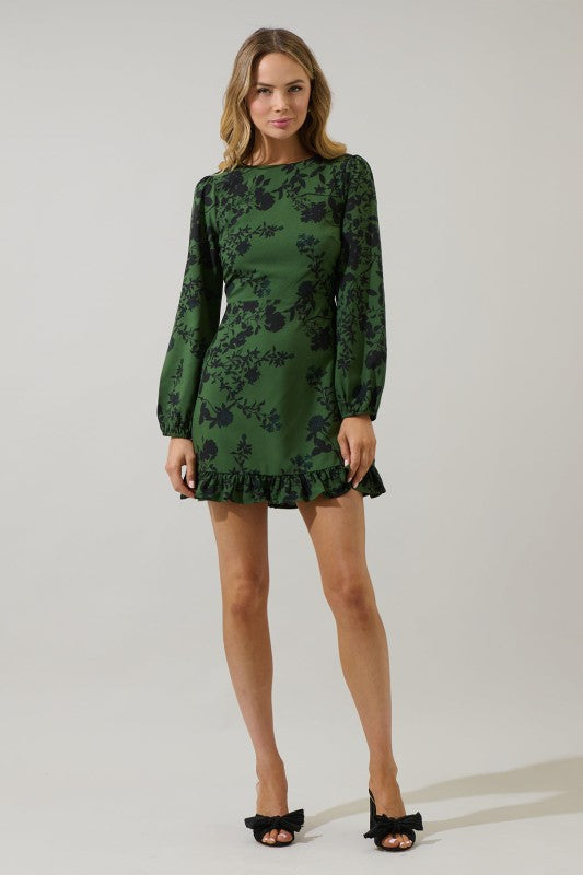 Tindrie Floral Mini Dress