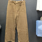 Gold Button wide leg pants