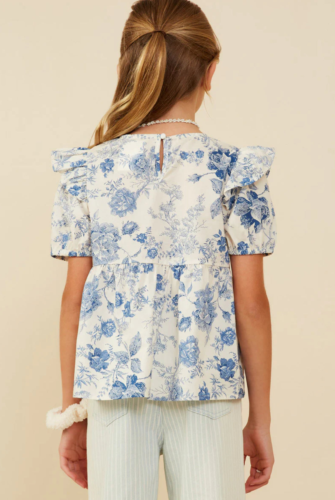 Hayden Girl Antique Floral Top