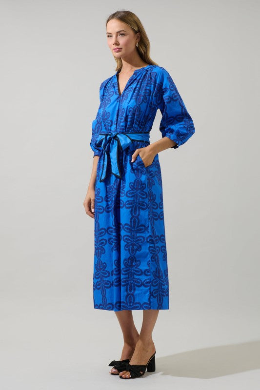 Romery Abstract Midi Dress