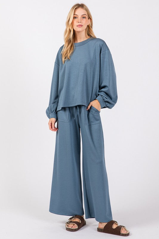 Scuba Top & Pants Set