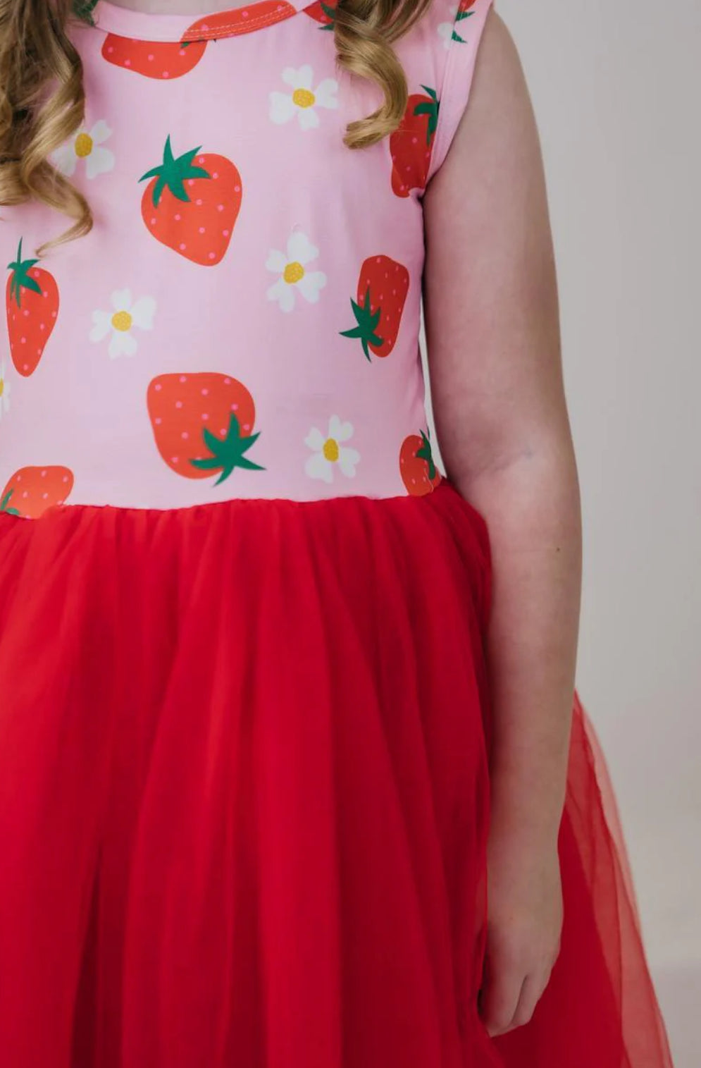 MR Strawberry Sunshine Tank Tutu Dress