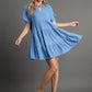 Orchid Blue Linen Dress