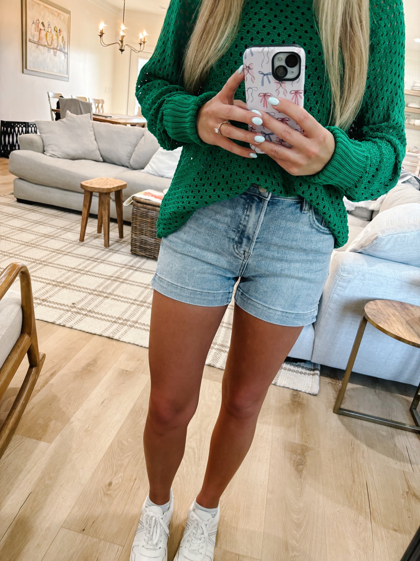 Risen Denim Shorts Light