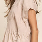 Taupe Smock Top
