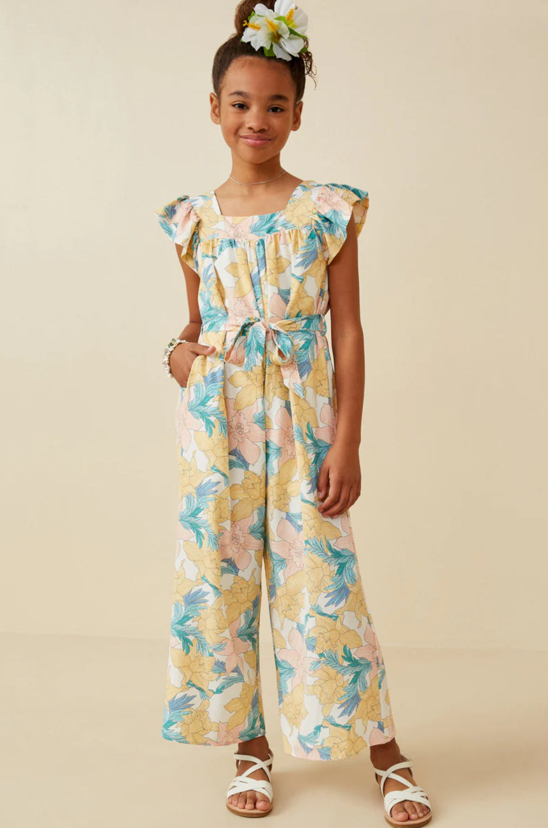 Hayden Girl Floral Jumpsuit