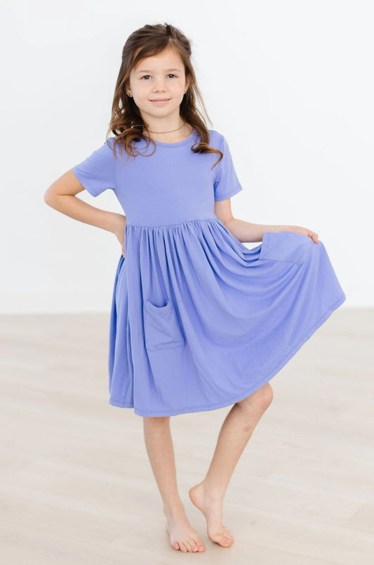 MR Periwinkle Twirl Dress