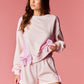 Bow Happy Pink Shorts Set