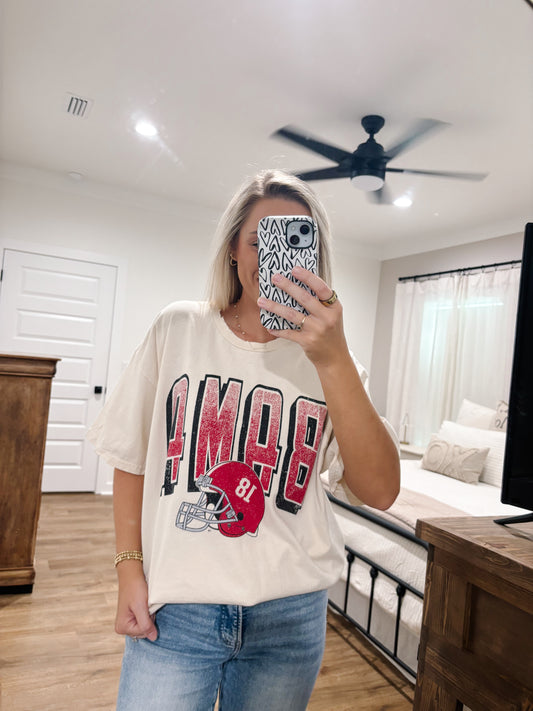 Bama Thrifted Tee