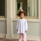 TS Floral Embroidery Pants Set