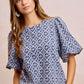 Sarah Blue Blouse