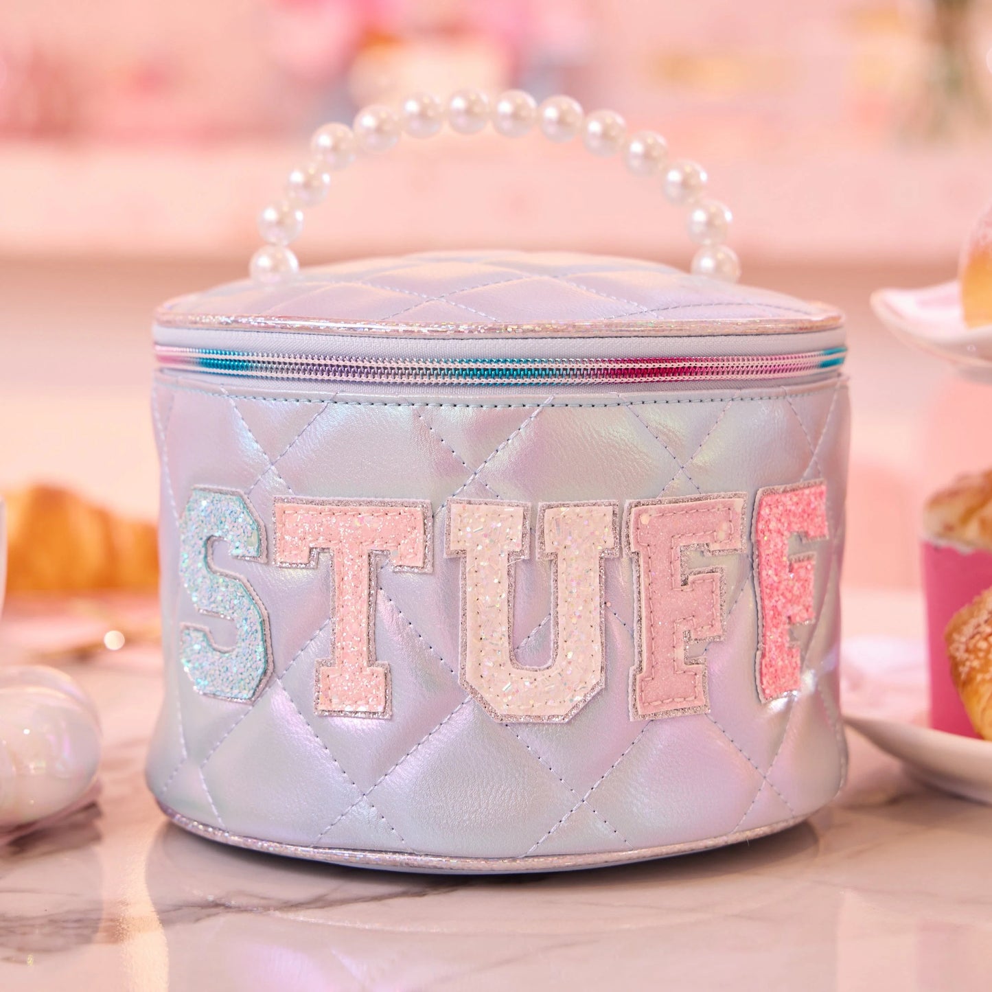 ‘Stuff’ Metallic Glam Bag