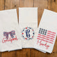 Customized Patriotic Tea Towels